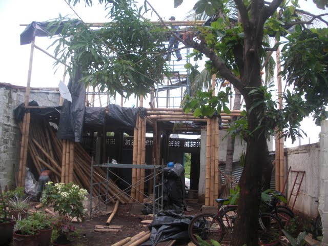 Bamboo studio construction update