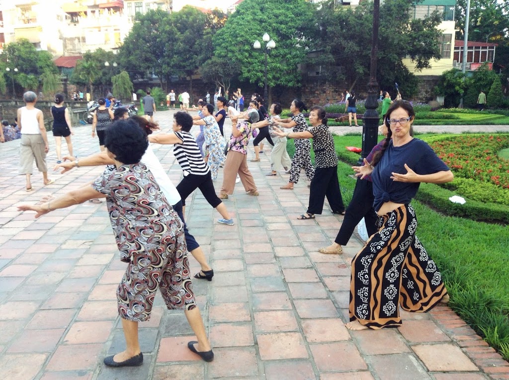 Early morning exercise in the park leads to a market find ~ Hanoi, Viet Nam