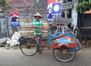 You say potato, I say po-ta-to… We say tuk tuk, they say beca. ~ Yogyakarta, Indonesia